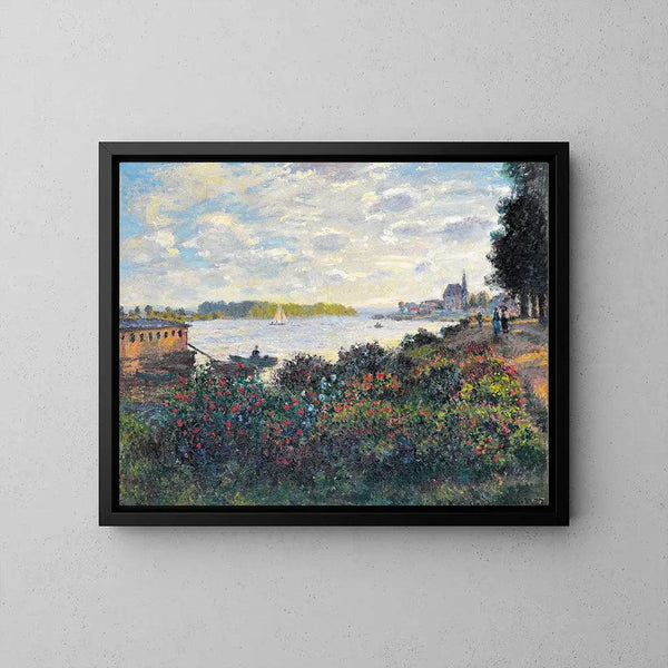 Reproduktion des Gemäldes Die Seine in Argenteuil (1877) - Claude Monet
