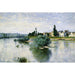 Reproduktion des Gemäldes Die Seine in Lavacourt - Claude Monet