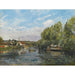 Reproduktion des Gemäldes Die Seine in Port-Marly - Camille Pissarro