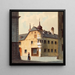Die alte Haus am Neubau in Wien - Franz Sager — gerahmtes Bild an der Wand