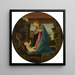 Die Jungfrau verehrt das Kind - Sandro Botticelli — gerahmtes Bild an der Wand