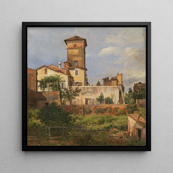 La Villa Malta à Rome - Johan Christian Dahl