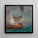 La Voile grise - Odilon Redon — gerahmtes Bild an der Wand