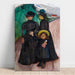 Reproduktion des Gemäldes Die Familie (Die Familie des Buches) - Edvard Munch