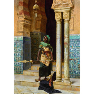 La garde nubienne - Ludwig Deutsch | Reproduction Tableau Décoration murale affiche copie