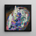 Die junge Frau - Gustav Klimt — gerahmtes Bild an der Wand