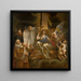 Die menschliche Gesetzgebung basiert auf göttlicher Gerechtigkeit - Jacob Jordaens — gerahmtes Bild an der Wand