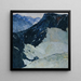 Die Berge - Franz Secky — gerahmtes Bild an der Wand