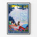 Die Route der Alpen - Vintage-Poster