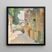Die Straße Seipel in Mödling - Carl Moll — gerahmtes Bild an der Wand