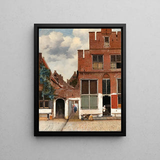 Die Gasse von Johannes Vermeer | Kunstdruck Gemälde Wanddekoration Poster Kopie