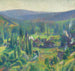 Die grüne Tal von Labastide-du-Vert - Henri Martin — Ansicht des Kunstwerks