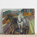 Reproduktion des Gemäldes Labourage d'automne - Edvard Munch