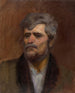 Studie eines Männerkopfes - Ladislav Mednyánszky — Ansicht des Kunstwerks