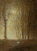 Bord de la forêt au clair de lune - Ladislav Mednyánszky — Ansicht des Kunstwerks
