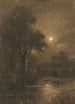 Landschaft des Abends - Ladislav Mednyánszky — Ansicht des Kunstwerks