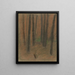 Wald - Ladislav Mednyánszky — gerahmtes Bild an der Wand