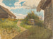 Landschafts-Gemälde zwischen Heuhaufen - Ladislav Mednyánszky — Ansicht des Kunstwerks