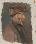 Studie eines armen alten Mannes mit einer Pelzmütze - Ladislav Mednyánszky — Ansicht des Kunstwerks