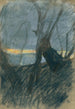 Sonnenuntergang - Ladislav Mednyánszky — Ansicht des Kunstwerks