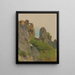 Vue des ruines de Šov - Ladislav Mednyánszky — gerahmtes Bild an der Wand