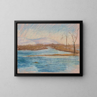 Ladislav Mednynszky - Winter Landscape.webp