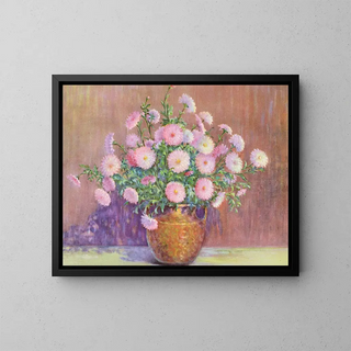Chrysanthème Pompon - Lafayette F. Cargill — gerahmtes Bild an der Wand