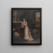 In dem Studio - Lajos Bruck — gerahmtes Bild an der Wand