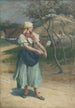 Gespräch auf dem Land - Lajos Deák Ébner — Ansicht des Kunstwerks