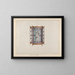 Design einer Flurlampe - Lam Qua — gerahmtes Bild an der Wand