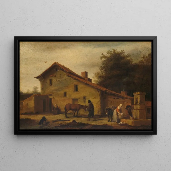 Lambert Doomer - An Inn in the Neighborhood of Nantes.webp