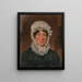 Portrait von Mme Ben Marshall - Lambert Marshall — gerahmtes Bild an der Wand