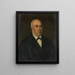 Portrait des Gründers Eduard Vetter - Lambert Sustris — gerahmtes Bild an der Wand
