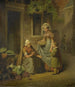 Frau, die Gemüse verkauft - Lambertus Johannes Hansen — Ansicht des Kunstwerks