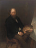 Selbstporträt des Künstlers in seinem Atelier - Lars Gustaf Sellstedt — Ansicht des Kunstwerks