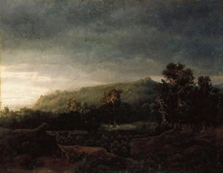 Eine Waldlandschaft - Lars Hertervig — Ansicht des Kunstwerks