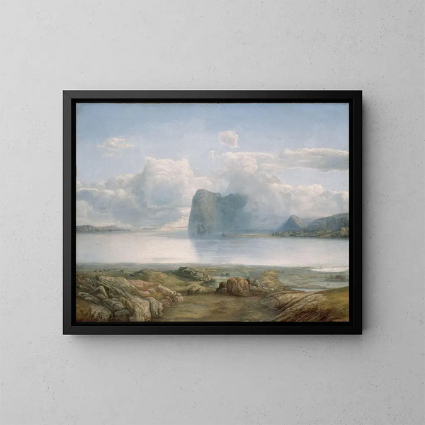 Île Borgya - Lars Hertervig — gerahmtes Bild an der Wand