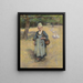 Ein Kind aus der Bretagne - Laura Barbara Sutherland Clunas — gerahmtes Bild an der Wand