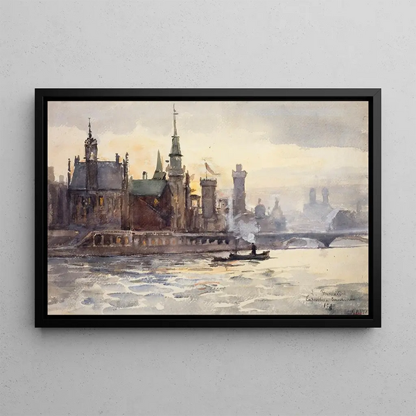Ausstellung von 1900, ausländische Pavillons - Laure Brouardel — gerahmtes Bild an der Wand