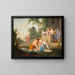 Die Entdeckung Moses' - Laurent de La Hyre — gerahmtes Bild an der Wand