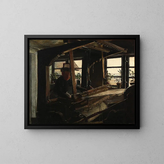 Laurits Andersen Ring - Interir fra Hanehoved Huse fiskerleje i Melby Sogn.webp
