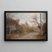 La Route à Mogenstrup, Zélande, automne - Laurits Andersen Ring — gerahmtes Bild an der Wand
