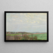 Ansicht des Roskilde-Fjords Anfang des Frühlings - Laurits Andersen Ring — gerahmtes Bild an der Wand