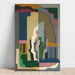 Reproduktion des Gemäldes Lavans-lès-Saint-Claude, Jura, Frauen am Balkon - Georges Valmier
