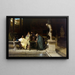 Ein Kunstliebhaber - Lawrence Alma-Tadema — gerahmtes Bild an der Wand