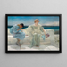 Bitte fragen Sie mich nicht mehr - Lawrence Alma-Tadema — gerahmtes Bild an der Wand