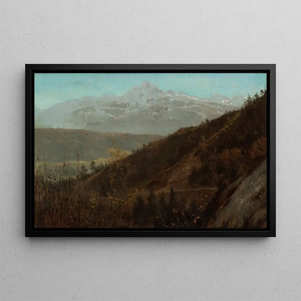 Landschaft Bergland - Lawrence Alma-Tadema — gerahmtes Bild an der Wand