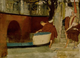 L'Embarquement sur la barge - Lawrence Alma-Tadema — Ansicht des Kunstwerks