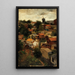 Le Maquis de Montmartre vu de la rue Caulaincourt - Lazar Meyer — gerahmtes Bild an der Wand