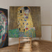 Reproduktion des Gemäldes Der Kuss - Gustav Klimt